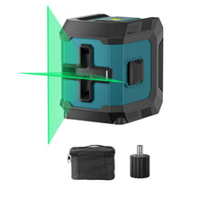 Load image into Gallery viewer, COYU Self-Leveling Cross Line Laser Level -Green Beam from Japan, 100ft Range, 360° Rotation, Carrying Pouch Included
