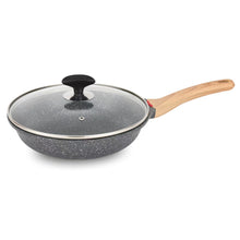 Load image into Gallery viewer, Hansubute Nonstick Induction Stone Coated Frying Pan with Soft Touch Handle,Children Protection Function

